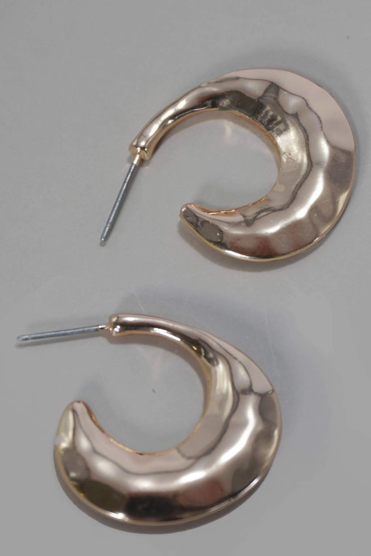 Shawnna Hammered Hoop Earrings