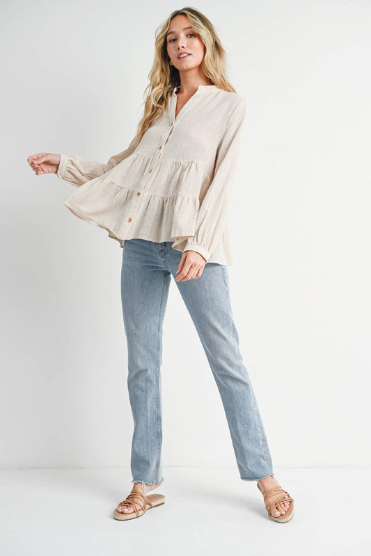 Tiered Rustic Blouse