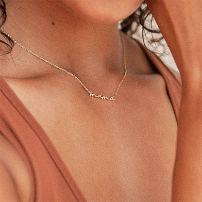 MAMA 18K STAINLESS STEEL TARNISH FREE NECKLACE