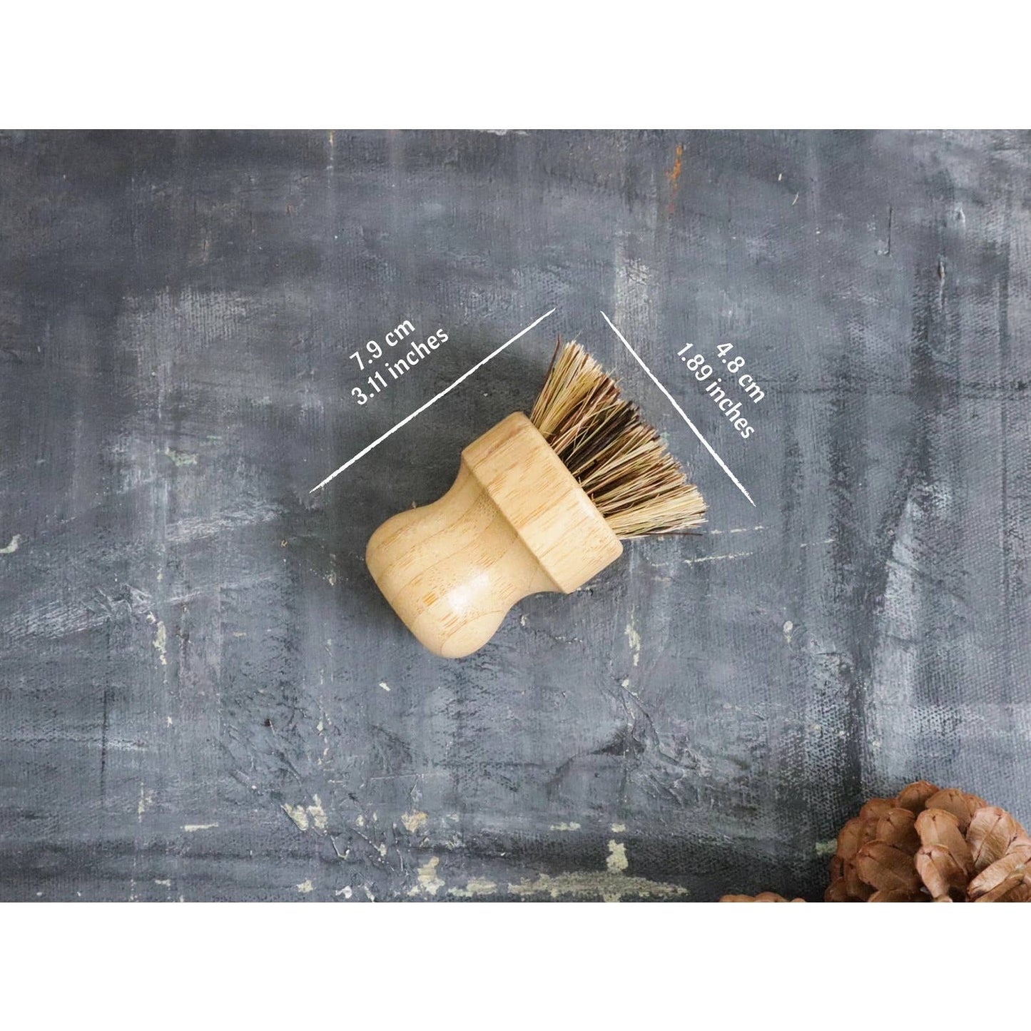 Sisal & Palm Pot Scrubber - Whimsical Details - ["bamboo","cleaner","pot scrubber"]