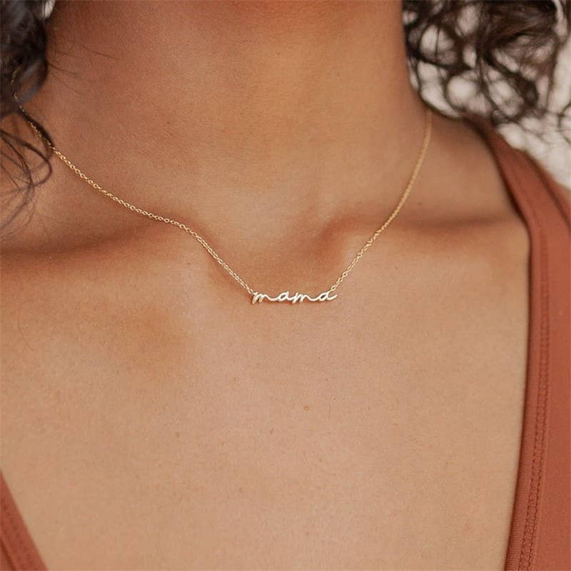 MAMA 18K STAINLESS STEEL TARNISH FREE NECKLACE