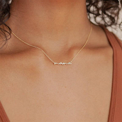 MAMA 18K STAINLESS STEEL TARNISH FREE NECKLACE