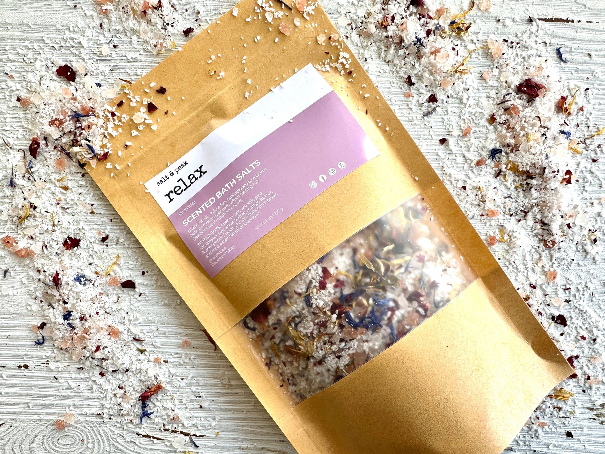 Bath Soak, Bath Salt, Natural Bath and Body - Whimsical Details - []