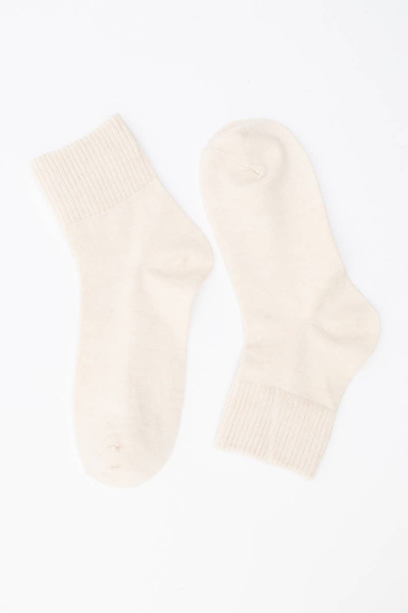 Happy Feet Embroidered Socks