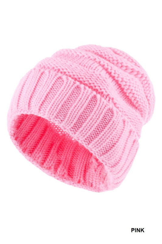 Classic Crochet Knit Beanie