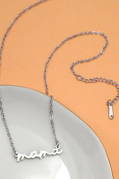 MAMA 18K STAINLESS STEEL TARNISH FREE NECKLACE