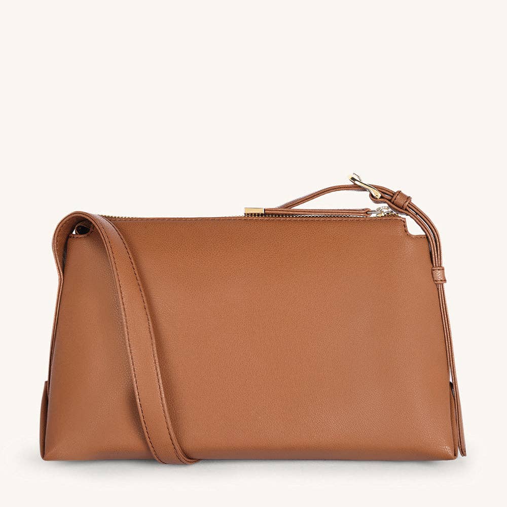 Mira & Moss Audrey Crossbody Bag - Whimsical Details - ["bag","Brown Purse","handbag","Leather purse","purse","shoulder bag"]