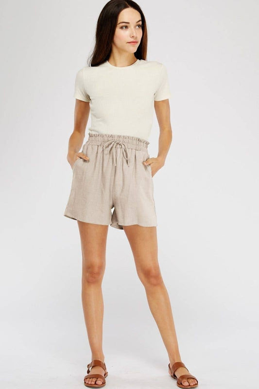 High Waisted Shorts W/ Pockets