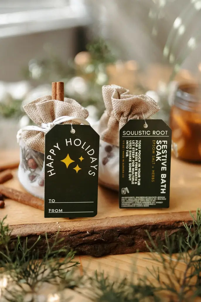 Festive Bath Soaks -Stocking Stuffers & Christmas Ornaments - Whimsical Details - []