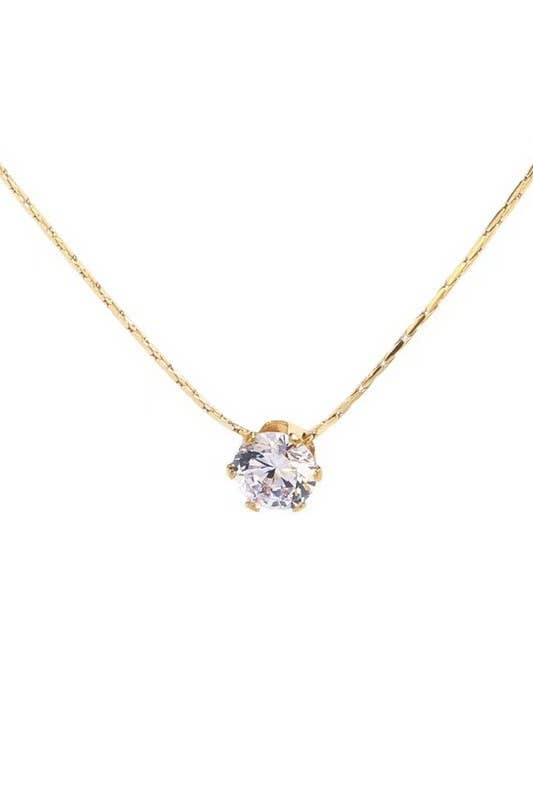Anna 18K Stainless Steel Tarnish Free Classic Necklace