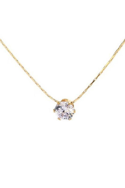 Anna 18K Stainless Steel Tarnish Free Classic Necklace
