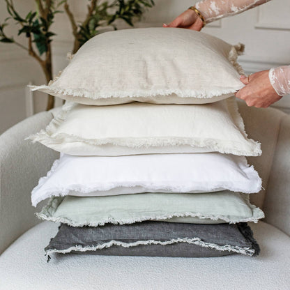 Fringe Pillow Covers - Neutral - Whimsical Details - ["pillow"]