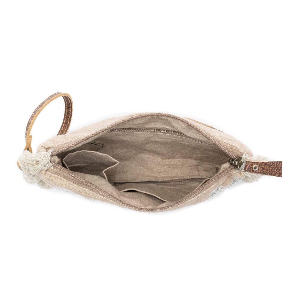 Meadow Lace Embroided Pouch