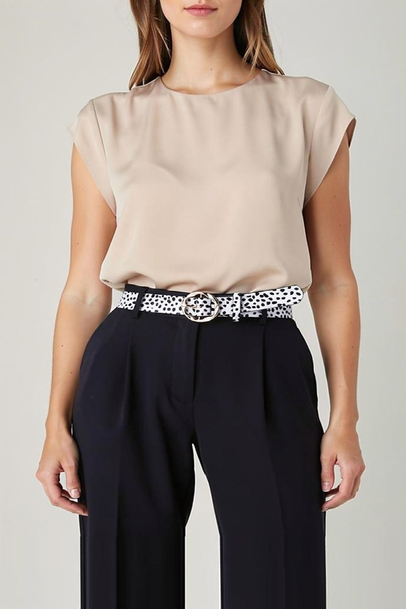 Animal Print Fashion Belt - Whimsical Details - ["animal print","belt","belts","cheetah","leopard","snake","zebra"]