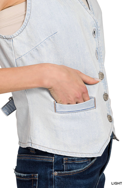 Denim vest