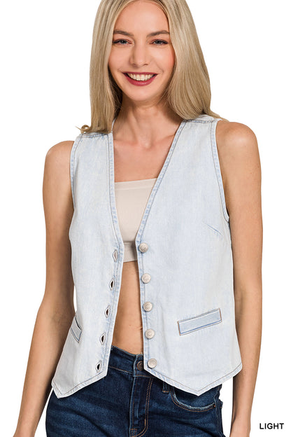 Denim vest