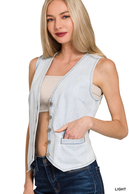 Denim vest