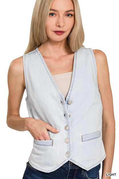 Denim vest