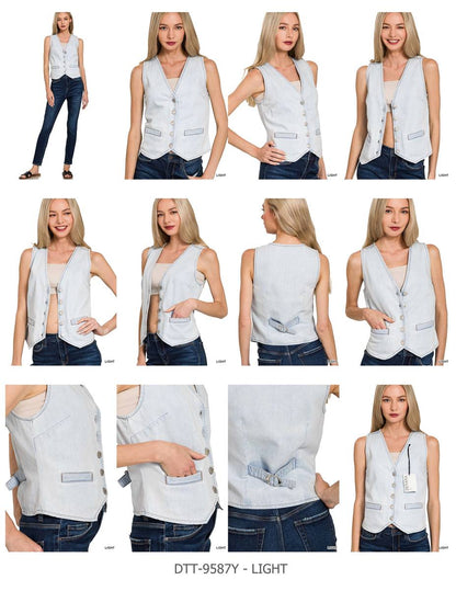 Denim vest