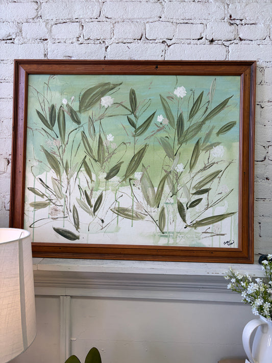 Grass Painting - Original by Tiffany Hein