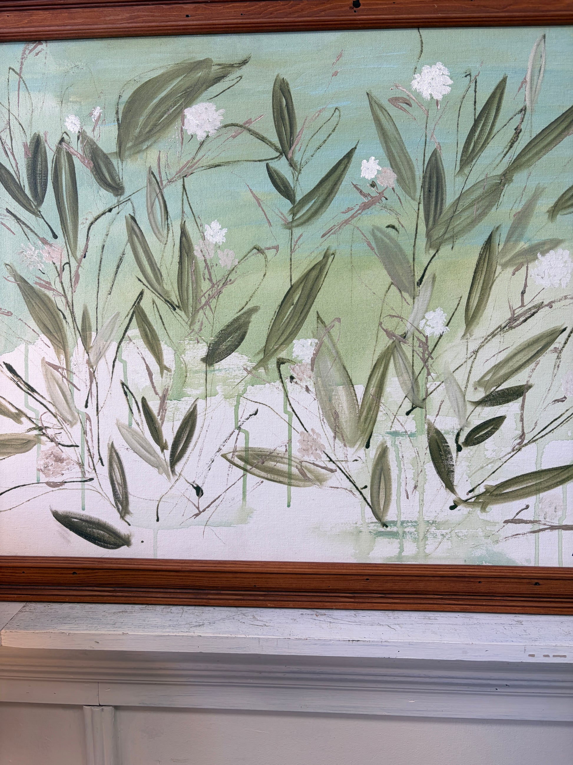 Grass Painting - Original by Tiffany Hein - Whimsical Details - ["decor","painting"]