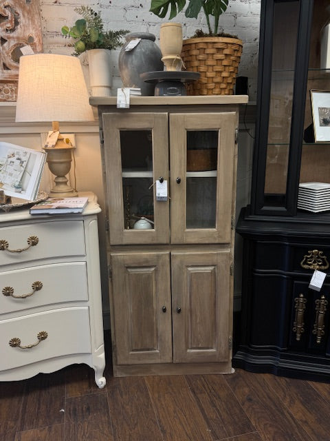 Hollis Glass Door Cabinet