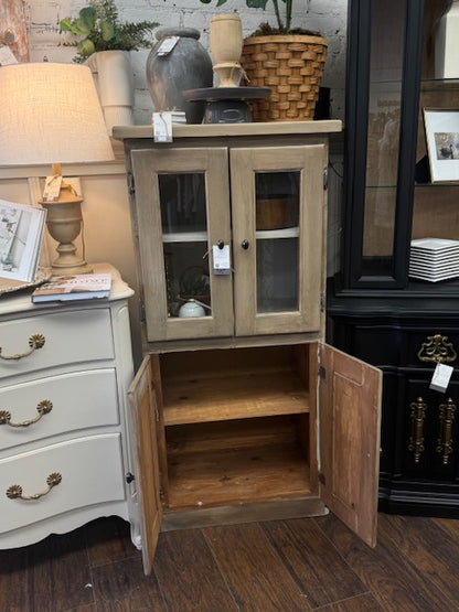 Hollis Glass Door Cabinet