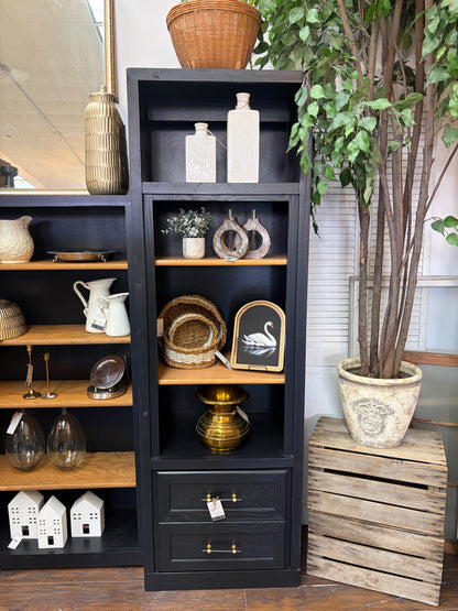 Logan & Llandon Black Bookcase Pair