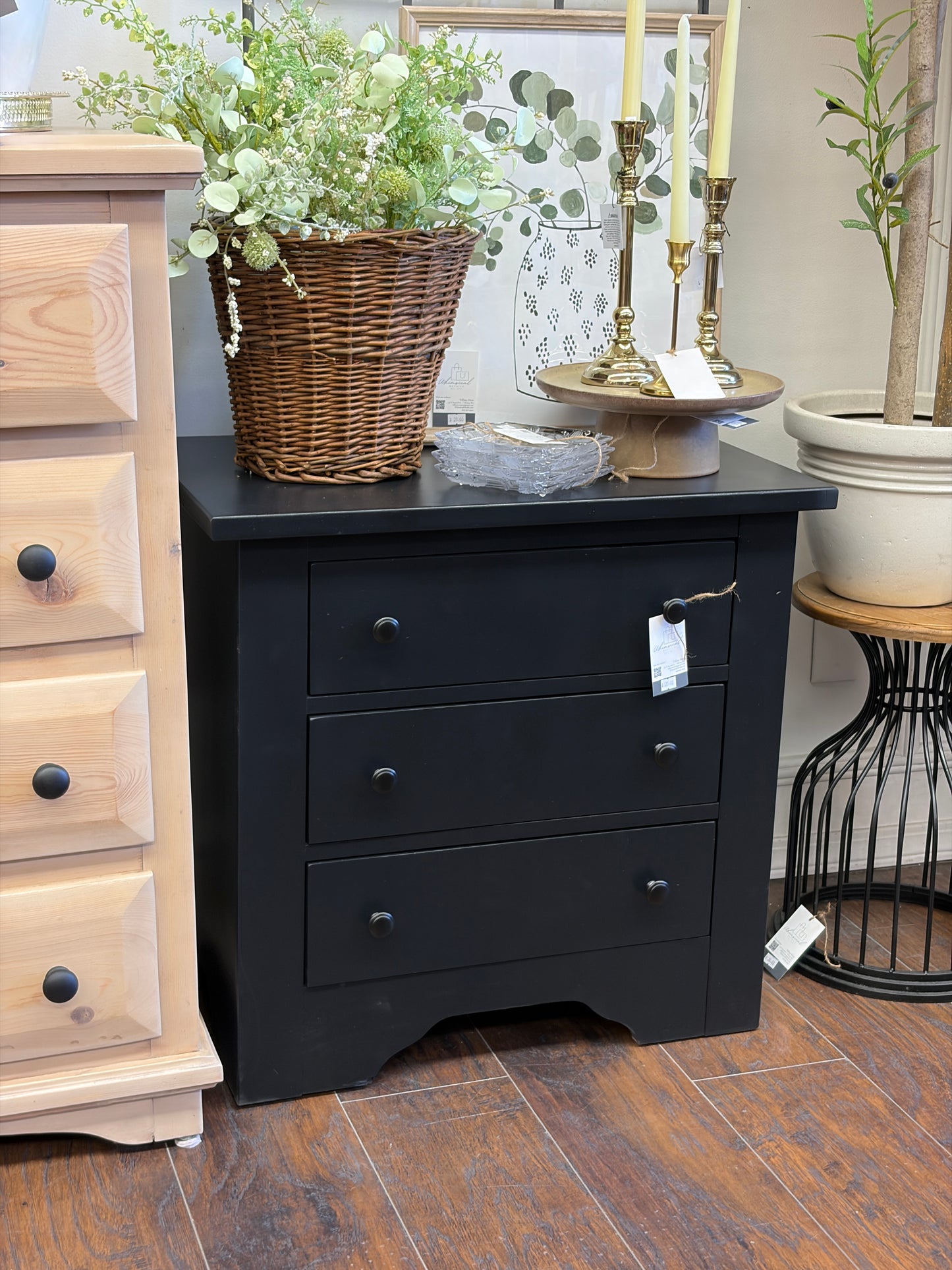 Theo & Miles Black Nightstand Duo