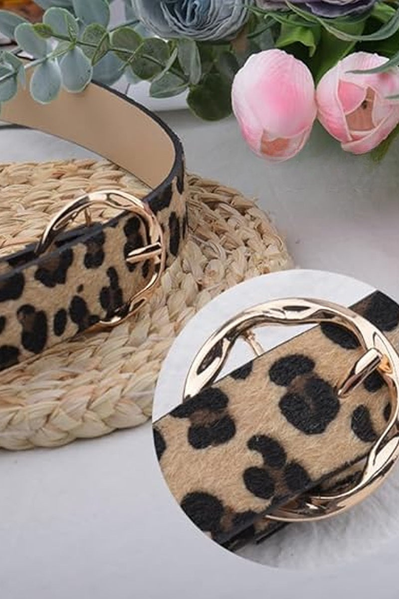 Animal Print Fashion Belt - Whimsical Details - ["animal print","belt","belts","cheetah","leopard","snake","zebra"]