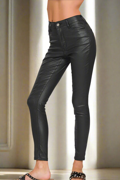 Faux Leather Skinny Pants