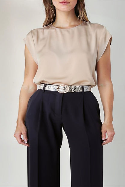 Animal Print Fashion Belt - Whimsical Details - ["animal print","belt","belts","cheetah","leopard","snake","zebra"]