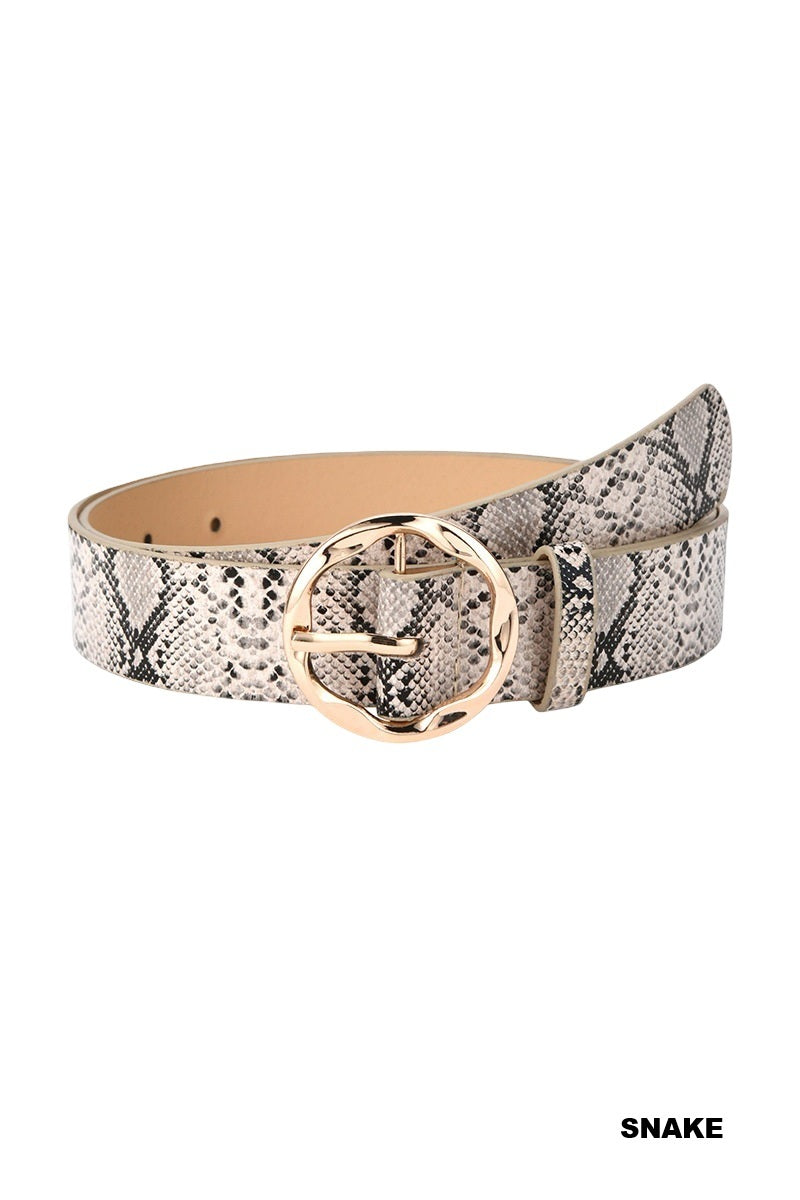 Animal Print Fashion Belt - Whimsical Details - ["animal print","belt","belts","cheetah","leopard","snake","zebra"]