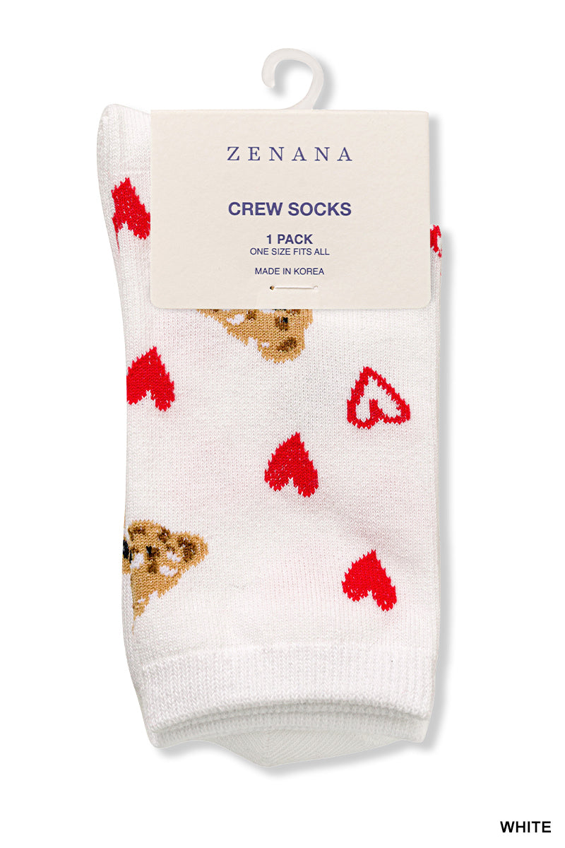 Heart & Bear Socks