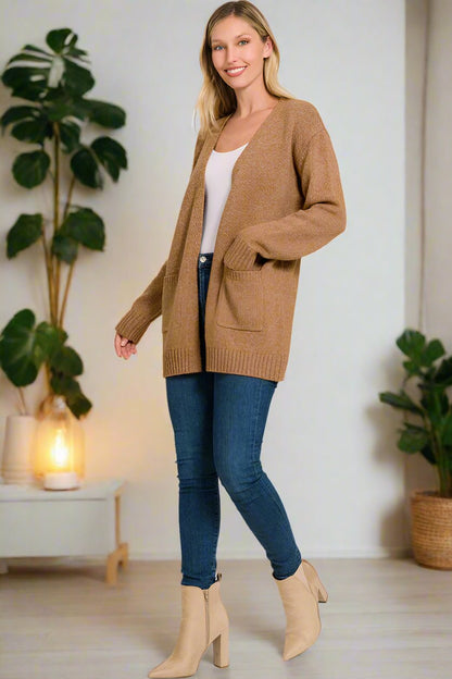 Open Front Sweater Cardigan