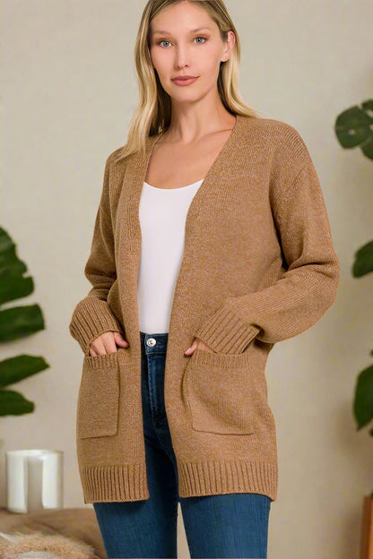 Open Front Sweater Cardigan