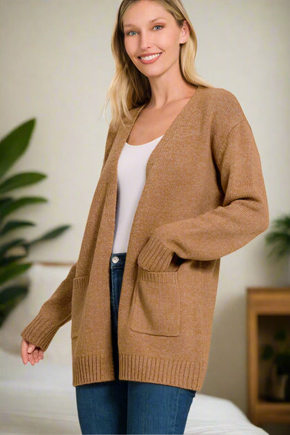 Open Front Sweater Cardigan