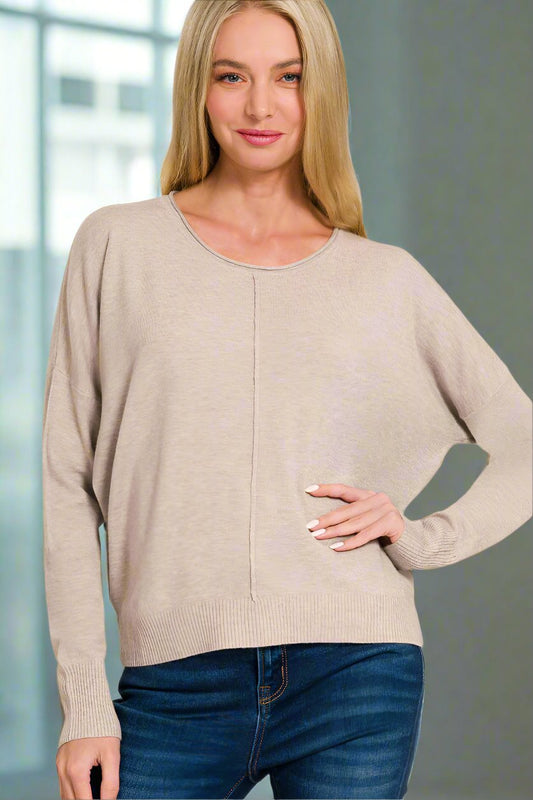 Viscose Front Seam Sweater