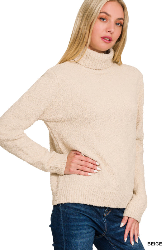 Turtle-Neck Long Sleeve Sweater