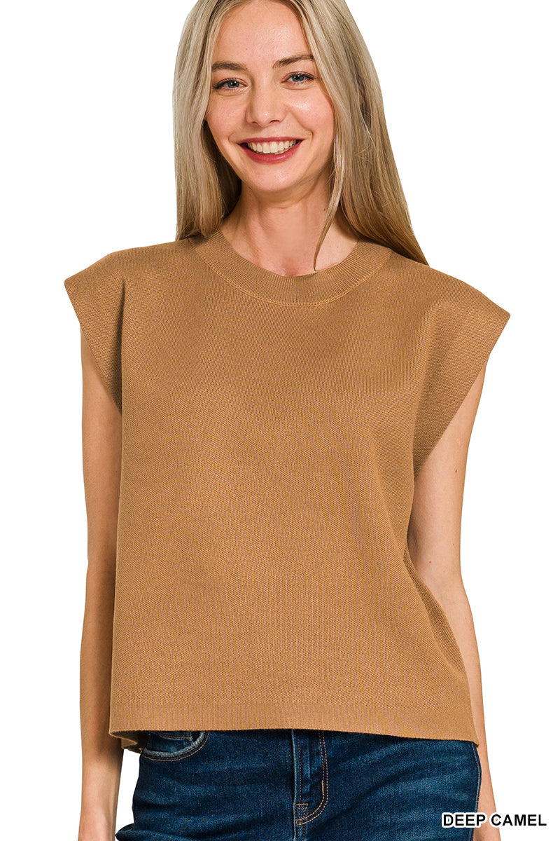 Viscose sweater vest