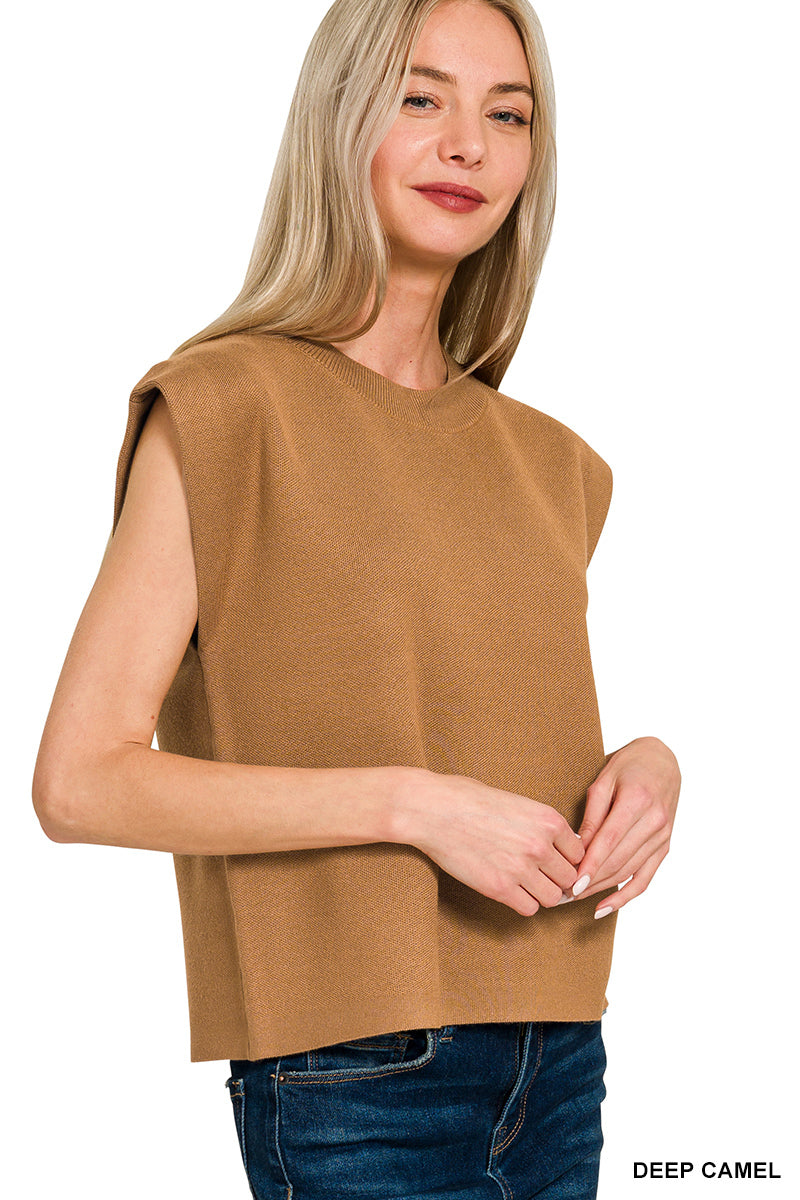 Viscose sweater vest