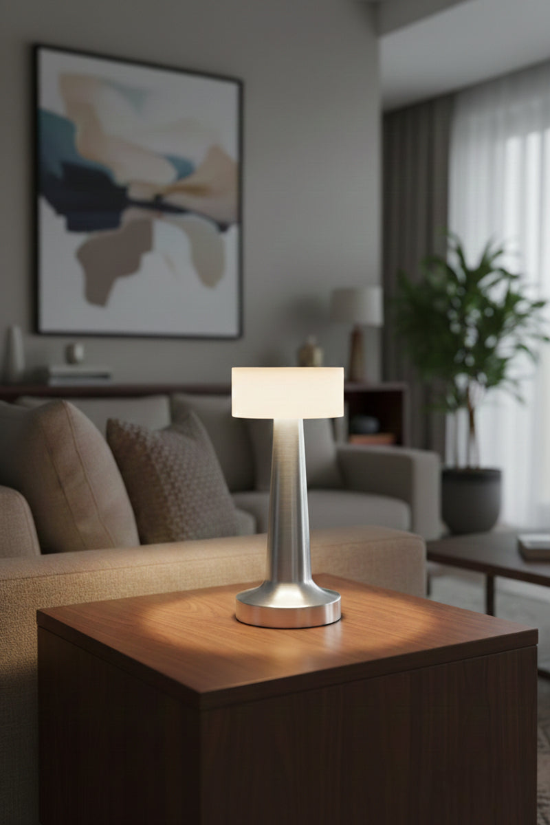 Retro cordless touch control led night lamp