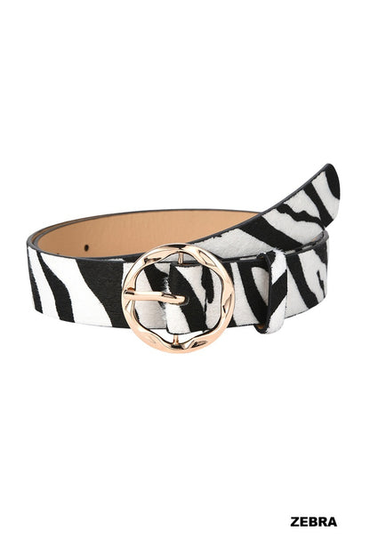 Animal Print Fashion Belt - Whimsical Details - ["animal print","belt","belts","cheetah","leopard","snake","zebra"]