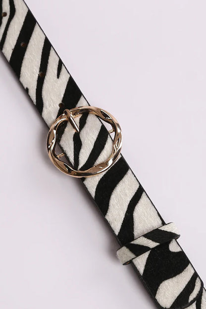 Animal Print Fashion Belt - Whimsical Details - ["animal print","belt","belts","cheetah","leopard","snake","zebra"]