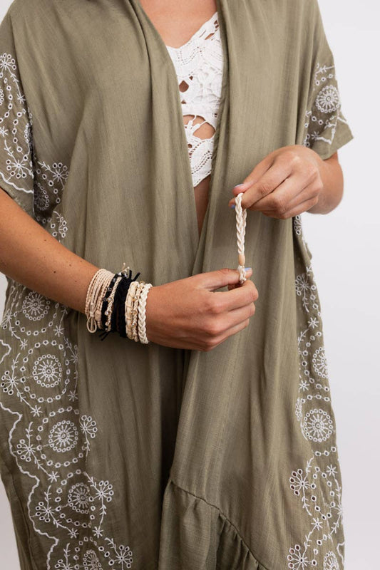 Bows & Knots Stackable Hair Tie Bracelet Set - Whimsical Details - ["accessory","Pony"]
