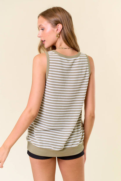 Textured Knit Tank