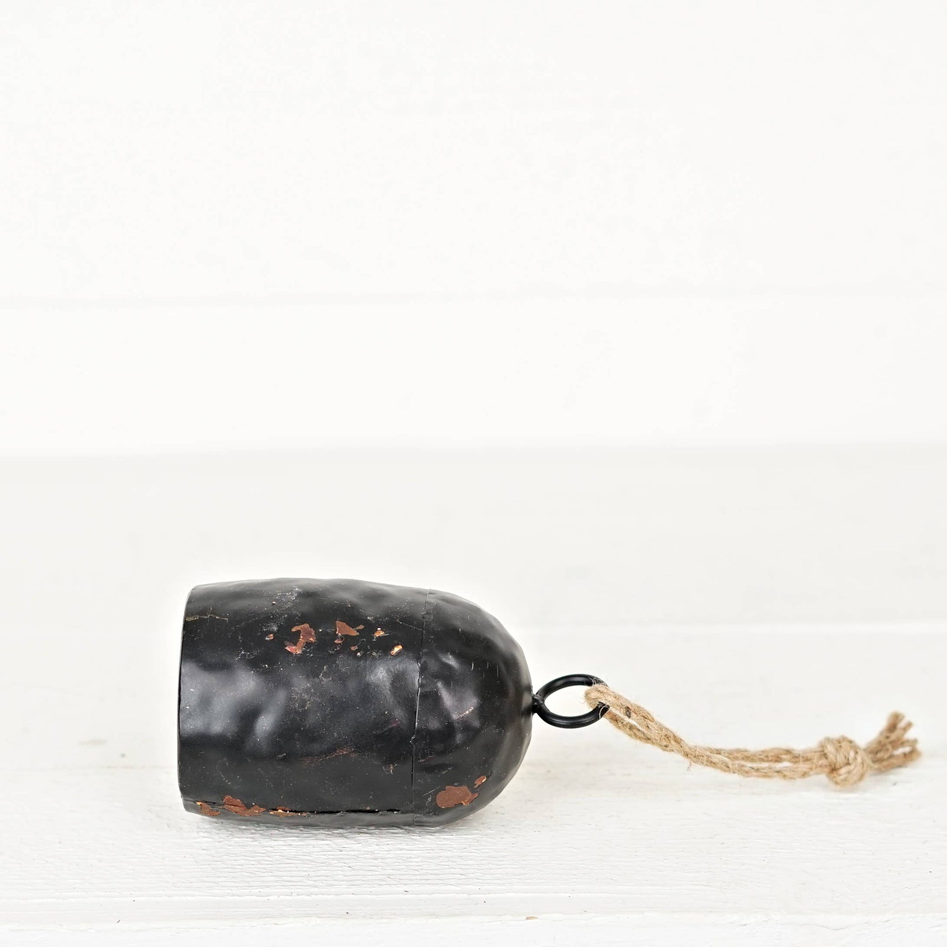 Single Rustic Black Swiss Cowbell - Whimsical Details - []