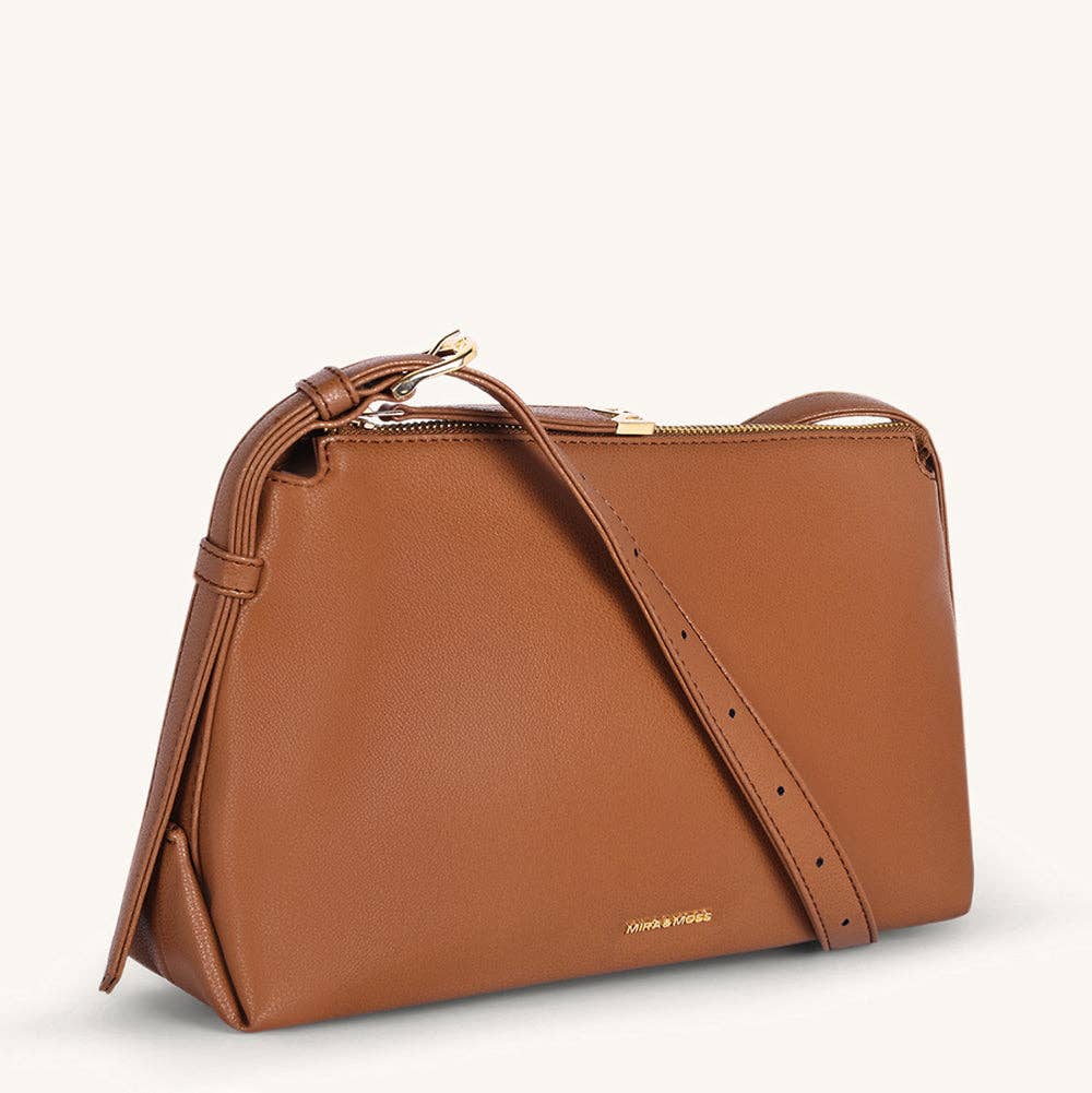 Mira & Moss Audrey Crossbody Bag - Whimsical Details - ["bag","Brown Purse","handbag","Leather purse","purse","shoulder bag"]