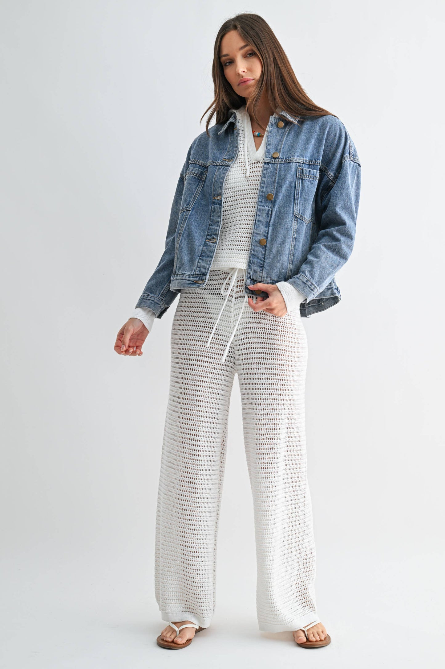 Boxy Denim Trucker Jacket