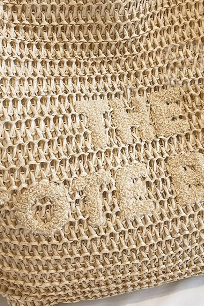 Straw Woven The Tote Bag